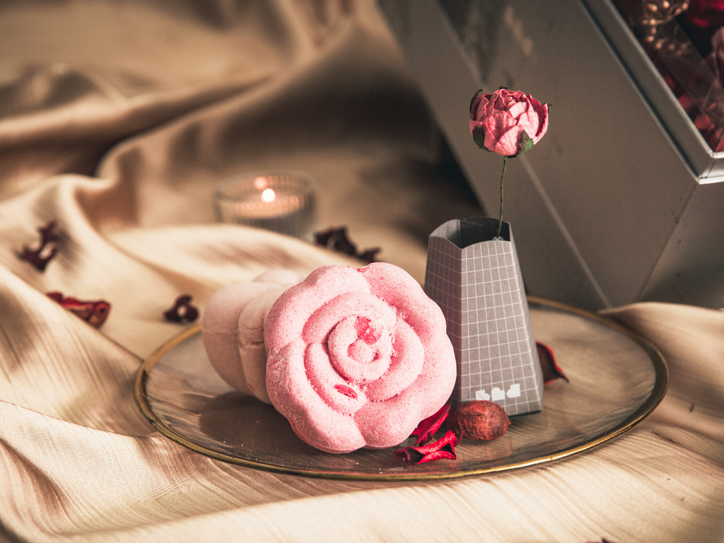 flower bubble bath 
